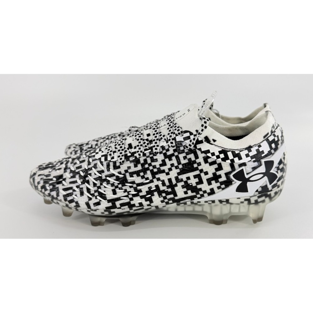 Under Armour UA Magnetico Elite 5 FG 6000544-002 Black/White/Black 2025 Sz 7.5